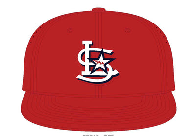 Official Game Hat for Lonestar Baseball Club Red